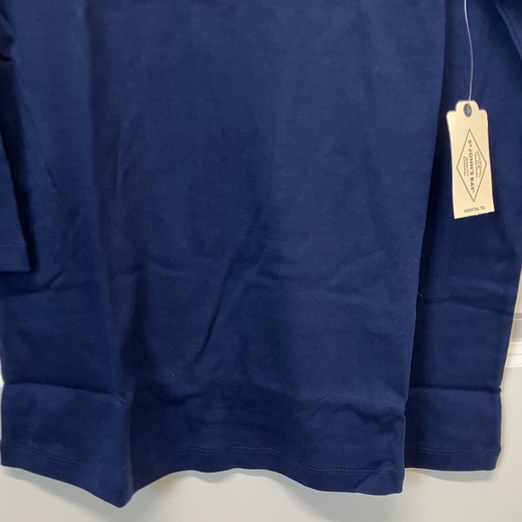 NWT St. Johns Bay Woman's V neck 3/4 sleeve T shirt - Picture 7 of 13